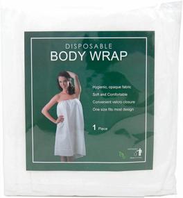 img 2 attached to 50-Pack Disposable Spa Wrap Gowns With Closure For Enriching Salon & Spa Experience