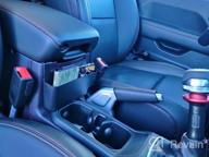 img 1 attached to Organize Your Jeep Wrangler JL 4XE JT With USA Flag Center Console Storage Box: Fits 2018-2022 JLU Sports Sahara Freedom Rubicon X Unlimited Gladiator. review by Joe Nieves
