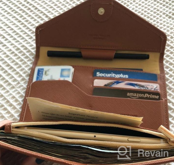 img 1 attached to Organize Your Travel Essentials In Style With ZOPPEN Multi-Purpose RFID Blocking Passport Holder Wallet (Ver.4) review by Joshua Martinez