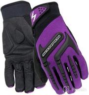 🧤 stylish and durable: scorpion exo women's skrub gloves in purple – size medium logo