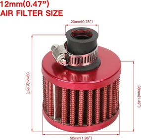 img 2 attached to Enhanced Carburetor Carb Air Filter Adapter Kit with Jet Mini Air Filter for Predator 212cc 6.5 Hp Gx160 Gx200 196cc Baja Mb200 Ct200u BT200x KT196 Performance Parts - Stage 1 Go Kart Mini Bike Upgrade