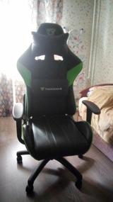 img 8 attached to Gaming chair ThunderX3 EC3, upholstery: imitation leather, color: black