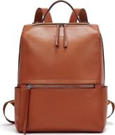 🎒 bostanten leather backpack: fashionable college women's handbags & wallets in stylish fashion backpacks логотип