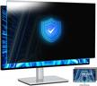 pys 24 inch computer privacy screen filter for 16:9 widescreen monitor - anti-blue, anti-glare, and anti-scratch protector film for enhanced data security logo