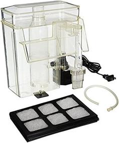 img 2 attached to 🐠 Skilter 250 Power Filter for Aquariums up to 55 Gallons - Compact Size: 8.75 inches x 6.5 inches x 10.75 inches