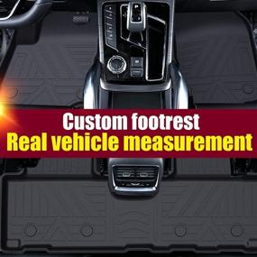 img 3 attached to Chevrolet Equinox 2018-2022 Custom Fit All-Weather Floor Mats: Full Set Liners, Non-Slip TPE, Odourless