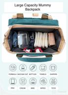 👶 l&k co. baby diaper bag backpack: changing station, portable crib, usb port, waterproof travel pad, stroller strap, large capacity, grey logo