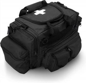 img 4 attached to ASA TECHMED First Aid Responder EMS Emergency Medical Trauma Bag Deluxe, Black