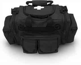 img 2 attached to ASA TECHMED First Aid Responder EMS Emergency Medical Trauma Bag Deluxe, Black