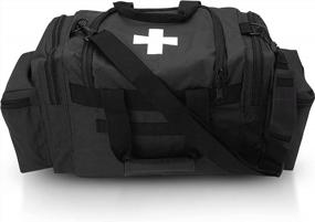 img 1 attached to ASA TECHMED First Aid Responder EMS Emergency Medical Trauma Bag Deluxe, Black