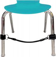 bintiva fidget kicker chair band for kids with add/adhd & sensory seekers - non-slip design to increase focus in school chairs logo