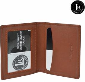 img 2 attached to Leather Credit Wallet Drivers License Men's Accessories at Wallets, Card Cases & Money Organizers