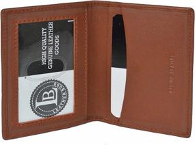 img 4 attached to Leather Credit Wallet Drivers License Men's Accessories at Wallets, Card Cases & Money Organizers