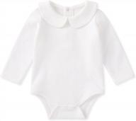 0-24 month pureborn baby boys girls super soft cotton bodysuit romper. logo