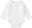 0-24 month pureborn baby boys girls super soft cotton bodysuit romper. logo
