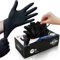 🧤 nitrile gloves medical exam - powder-free, latex-free for enhanced protection - box of 100 pcs logo
