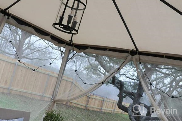 img 1 attached to 10X10 Outdoor Gazebo Canopy With Mosquito Netting - 99% UV Rays Block, CPAI-84 Certified For Patios, Lawns & Backyards | ASTEROUTDOOR review by Greg Harris