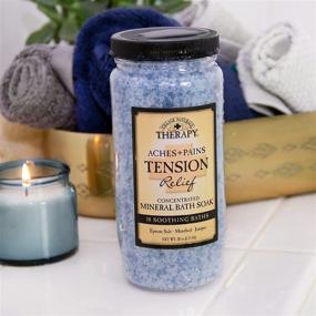 img 2 attached to 🛀 Village Naturals Therapy Tension Relief Mineral Soak