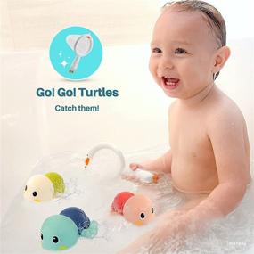 img 2 attached to MARPPY Wind Up Toddlers Swimming Bathtub Baby & Toddler Toys