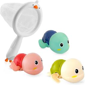img 4 attached to MARPPY Wind Up Toddlers Swimming Bathtub Baby & Toddler Toys