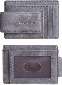 img 4 attached to 👔 Toughergun: Sleek Genuine Leather Magnetic Blocking Men's Accessories - Wallets, Card Cases & Money Organizers