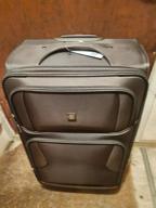 img 3 attached to Supra Luggage fabric trolley suitcase in nylon, with anti-vandal TSA combination lock, 4 wheels with 360-degree rotation, 60 liters review by Wiktor Lipski ᠌