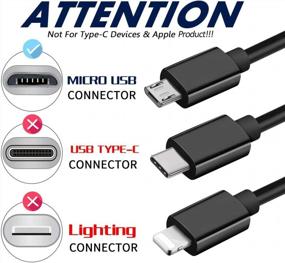 img 3 attached to Удлиненный USB-кабель для устройств Amazon: совместим с Fire TV Stick, Kindle, Echo Dot и многим другим!