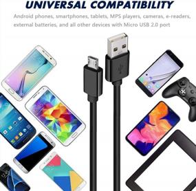 img 4 attached to Удлиненный USB-кабель для устройств Amazon: совместим с Fire TV Stick, Kindle, Echo Dot и многим другим!