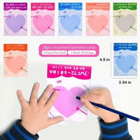img 3 attached to Ultimate Valentines Day Classroom Kit: 28 Packs Of Fun Cards, Clay, Fidget Toys And More!