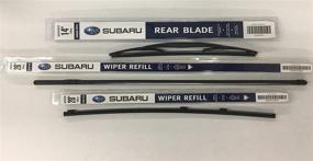 img 1 attached to 2006-2007 Subaru Tribeca Front & Rear Windshield Wiper Blade Refill Set Genuine – Replacement Blades for Optimal Visibility