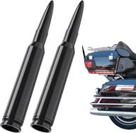 tecreddy motorcycle antenna replacement - fits 1989-2021 harley davidson touring electra road street glide trike ultra classic cvo logo