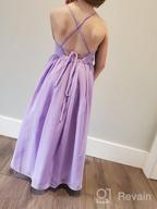 img 1 attached to Stunning Chiffon Formal Flower Dresses: Perfect Bridesmaid Attire for Girls review by Jenny Oster