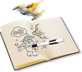img 2 attached to Lego Star Wars Naboo Starfighter Creativity Set | FSC Certified Journal, Building Toy & Gel Pen | Ages 6+