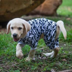 img 3 attached to 🐼 CuteBone Cute Panda Pajamas for Small Dogs - Boy Clothes (Size P90L)