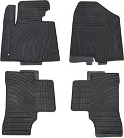 img 4 attached to Premium TMB All Weather Floor Mats for Hyundai Santa Fe Sport 2013-2018 - Ultimate Protection and Style