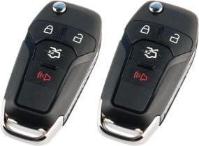 img 2 attached to 🔑 2013-2016 Ford Fusion Remote Key Fob Shell Case (N5F-A08TAA) - Set of 2