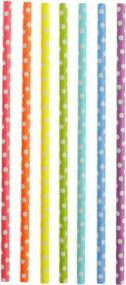 img 3 attached to Add Fun And Color To Your Next Event With 175 Assorted Rainbow Paper Straws With Stylish Small Polka Dots