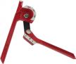 oemtools 25179 fuel and brake line tubing bender, services fuel line tubing, 1/4 inch, 5/16 inch, and 3/8 inch, bends up to 90 degrees, red logo