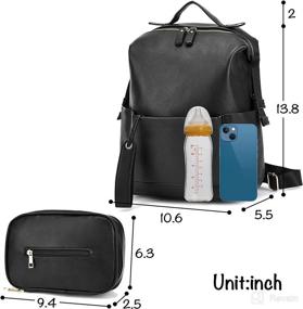 img 2 attached to Backpack Waterproof Multifunctional Capacity Changing Diapering , Diaper Bags