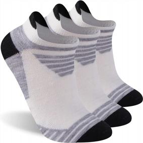 img 4 attached to 90% Merino Wool No Show Athletic Socks For Women & Men - Ultra-Light Running, Tennis, Golf Ankle Socks By RTZAT