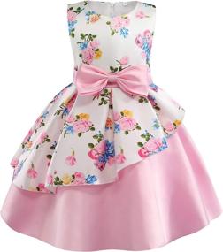 img 3 attached to Wedding Dresses Christmas Graduation Printed Girls' Clothing in Dresses