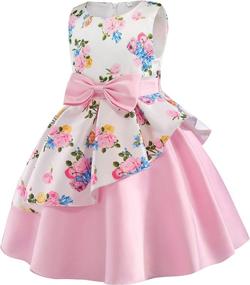 img 2 attached to Wedding Dresses Christmas Graduation Printed Girls' Clothing in Dresses