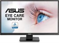 asus 1080p monitor va279hae anti glare 60hz, flicker-free, blue light filter, hd, hdmi logo