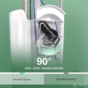 img 2 attached to 💡 Premium Electric Fuel Pump Module Assembly + Sending Unit for Ford Crown Victoria, Lincoln Town Car, Mercury Grand Marquis (98-00) V8 4.6L