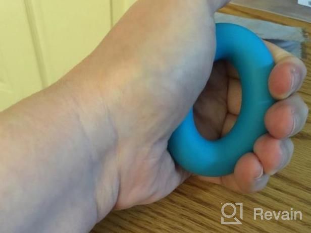 img 1 attached to Wisdompro Hand Grip Strengthener Rings - Improving Finger And Forearm Strength For Climbing And Workouts review by Esera Warren