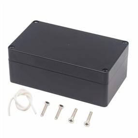 img 4 attached to Zulkit Waterproof Plastic Project Box ABS IP65 Electrical Junction Box Enclosure Black 6.22 X 3.54 X 2.36 Inch (158 X 90 X 60Mm)