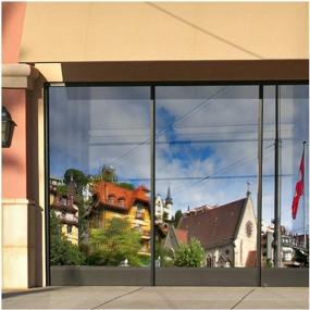 img 4 attached to Enhance Privacy And Aesthetics With BDF S15 One Way Mirror Silver 15 Window Film - 48In X 24Ft