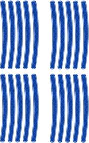 img 2 attached to SUNBREATH Night Reflective Wheel Safety Warning Stripe Decals Stickers for Cars, Motorcycles, and Bikes - Universal Decoration Kit (20PCS, Blue)