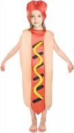 kids toddler halloween hot dog costume for fun cosplay! logo