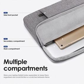 img 3 attached to Protect Your Devices With HYZUO 13 Inch Laptop Sleeve - Compatible With MacBook, IPad Pro, XPS 13, And Surface Pro